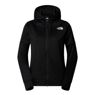 Дамско горнище W REAXION FLEECE F/Z HOODIE - TNF Black - NPF