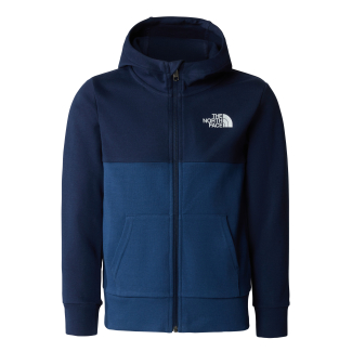 Детско горнище B SLACKER FULL ZIP HOODIE SUMMIT NAVY/SHADY BLUE