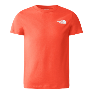 Детска тениска TEEN S/S SIMPLE DOME TEE RETRO ORANGE