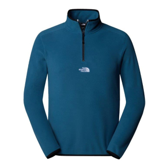 Мъжки полар M GLACIER 1/4 ZIP - EMBROIDERED LOGO MALLARD BLUE