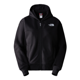 Дамско горнище W ESSENTIAL FULL ZIP HOODIE TNF BLACK