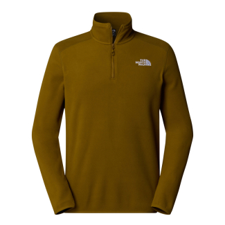 Мъжко горнище M 100 GLACIER 1/4 ZIP - MOSS GREEN