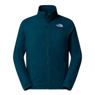 Мъжко поларено горнище M 100 GLACIER FULL ZIP - MIDNIGHT PETROL