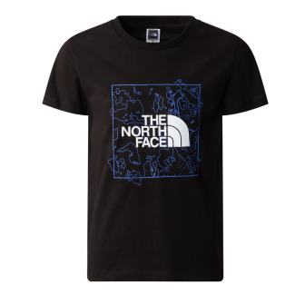 Детска тениска TEEN NEW S/S GRAPHIC TEE TNF BLACK/SOLAR BLUE