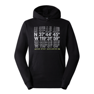 Мъжко горнище M SS24 COORDINATES HOODIE TNF BLACK