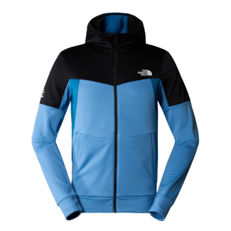 Мъжко горнище M MA FULL ZIP FLEECE SKYLINE BLUE/TNF BLACK/