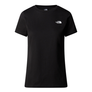 Дамска тениска W S/S SIMPLE DOME SLIM TEE TNF BLACK