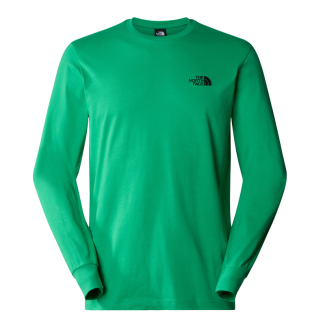 Мъжка тениска с дълъг ръкав M L/S REDBOX TEE OPTIC EMERALD