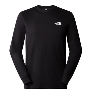 Мъжка тениска с дълъг ръкав M L/S BOX NSE TEE TNF BLACK