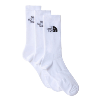 Унисекс чорапи MULTI SPORT CUSH CREW SOCK 3P TNF WHITE