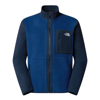 Мъжко поларено горнище M YUMIORI FULL ZIP Estate Blue/Summit Navy