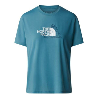 Дамска тениска W MOUNTAIN FOUNDATION SS TEE ALGAE BLUE