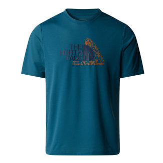 Мъжка тениска M MOUNTAIN FOUNDATION SS TEE MALLARD BLUE