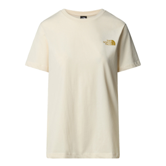 Дамска тениска W S/S TEE TOPOGRAPHIC WHITE DUNE