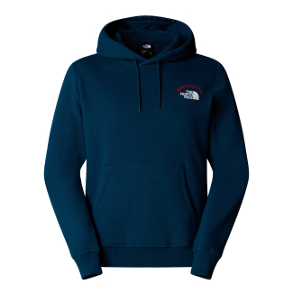 Мъжко горнище M HOODIE EXPEDITION SYSTEM GRAPHIC MIDNIGHT PETROL