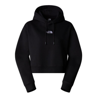 Дамско горнище W ESSENTIAL CROP HOODIE TNF BLACK