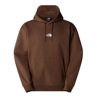 Мъжко горнище M ZUMU OVERSIZE HOODIE SMOKEY BROWN