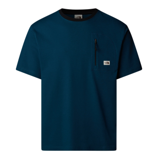 Мъжка тениска M HERITAGE POCKET TEE MIDNIGHT PETROL