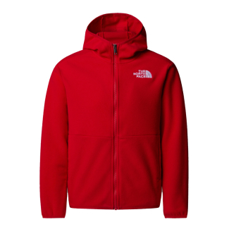 Детско горнище TEEN GLACIER F/Z HOODED JACKET TNF RED