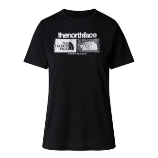 Дамска тениска W FOUNDATION TEE GRAPHIC 1 TNF BLACK