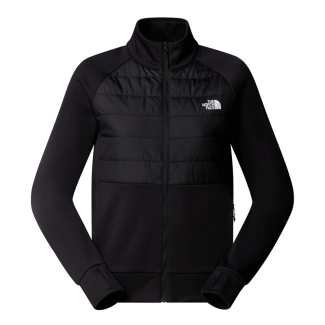 Дамско поларено горнище W REAXION 2.0 HYBRID JACKET TNF BLACK HEATHER