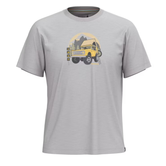 Унисекс тениска Long Weekend Short Sleeve Graphic Tee LIGHT GRAY HEATHER