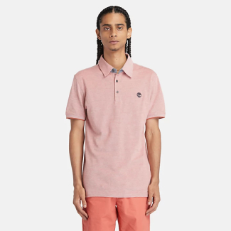 Мъжка тениска Baboosic Brook Oxford Polo for Men in Red