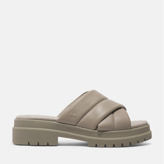 Дамски чехли London Vibe Slide Sandal for Women in Light Grey