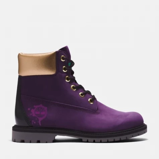 Дамски обувки Timberland® Heritage 6 Inch Hip Hop Royalty Waterproof Boot for Women in Dark Purple