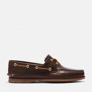 Мъжки мокасини Classic Boat Shoe for Men in Dark Brown Full Grain