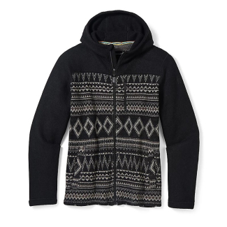 Мъжко поларено горнище Men's Hudson Trail Fleece Hoodie BLACK FAIRISLE