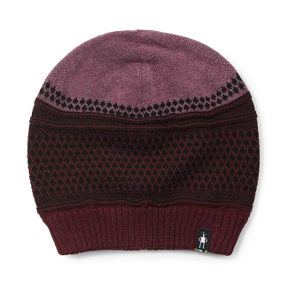 Унисекс шапка Popcorn Cable Beanie BLACK CHERRY HEATHER