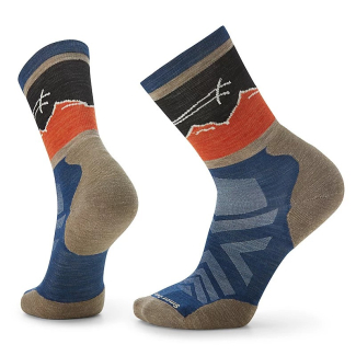 Унисекс чорапи Athlete Edition Approach Crew Socks Alpine Blue