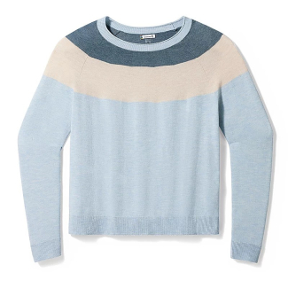 Дамски пуловер Women's Edgewood Colorblock Crew Sweater Winter Sky Heather