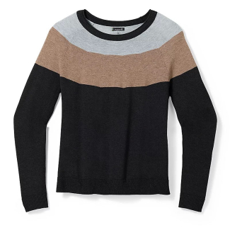 Дамски пуловер Women's Edgewood Colorblock Crew Sweater Charcoal Heather