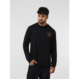 Мъжка блуза  ''RUGGED LOGO'' Long Sleeve Graphic Tee BLACK