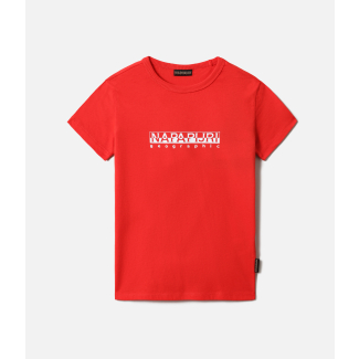 Детска тениска K S-BOX SS 1 BRIGHT RED