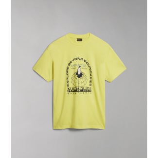 Мъжка тениска S-HILL SS 1 YELLOW LIMEADE