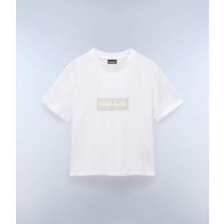 Дамска тениска S-BOX LOGO SS W BRIGHTWHITE 002