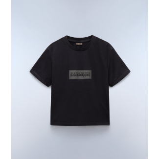 Дамска тениска S-BOX LOGO SS W BLACK 041	