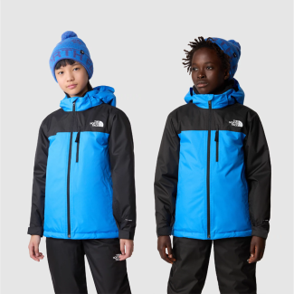 Детско яке TEEN SNOWQUEST PLUS INSULATED JACKET OPTIC BLUE/TNF BLACK