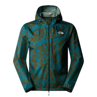 Мъжко яке M HIGHER RUN WIND JACKET ALGAE BLUE MOUNTAIN TRA