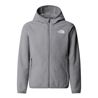 Детско поларено горнище TEEN GLACIER FZ HOODIE GLACIER TNF Mid Grey Heather