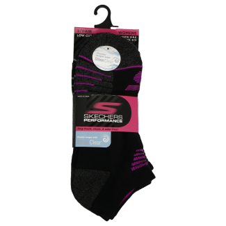 Дамски чорапи 3PK WOMENS LOWCUT MI BLK