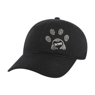 Дамска шапка Bobs Rhinestone Paw BLK