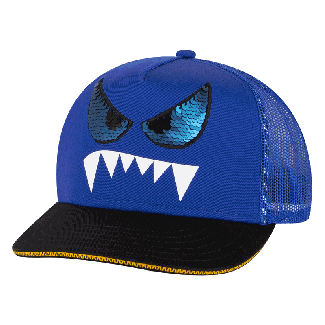 Детска шапка MONSTER EYES CHENILLE HAT BLBK