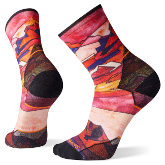 Унисекс чорапи Athlete Edition Run Print Crew Socks TANDOORI ORANGE