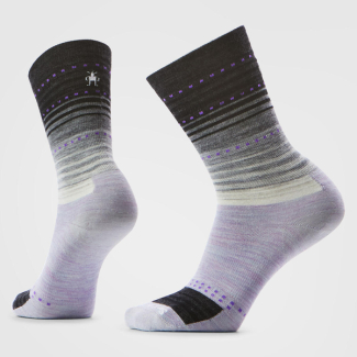 Дамски чорапи Women's Everyday Stitch Stripe Crew Sock Everyday PURPLE/BLACK