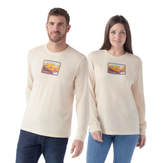 Унисекс блуза Gondola Ride Graphic Long Sleeve Tee ALMOND