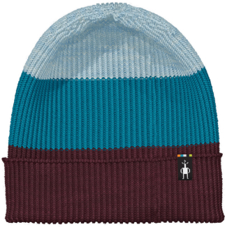 Унисекс шапка Cantar Colorblock Beanie EGGPLANT PLAID